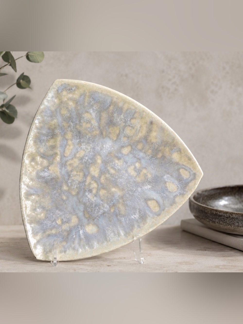 ❤️ Handmade food safe ceramic decorative serving plate tray